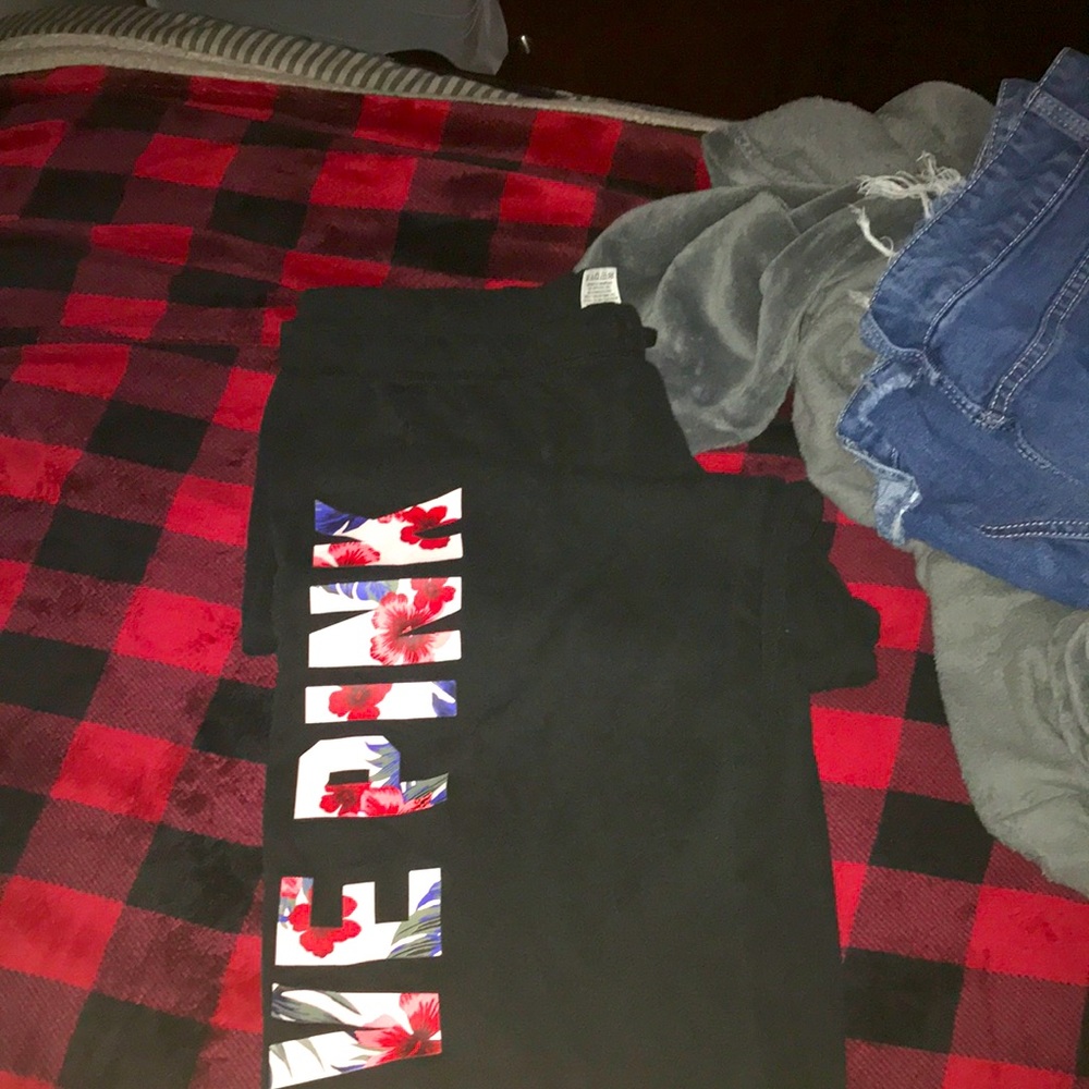 Name brand PINK sweat pants size L